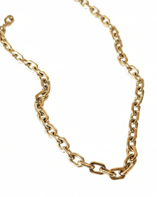 Collar rectangular cadena