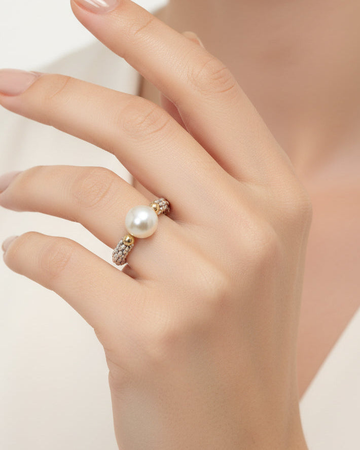 Anillo perla
