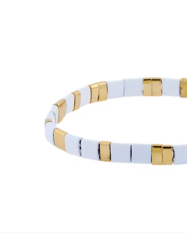 Pulsera de tila blanca
