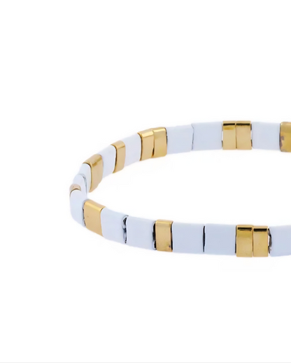 Pulsera de tila blanca