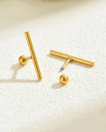 Aretes barra