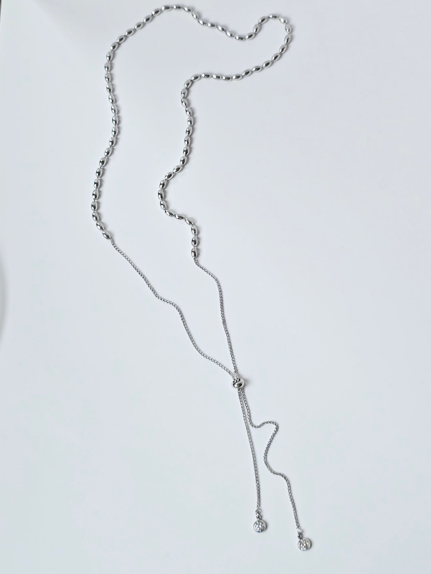 Collar 2 en 1 plata