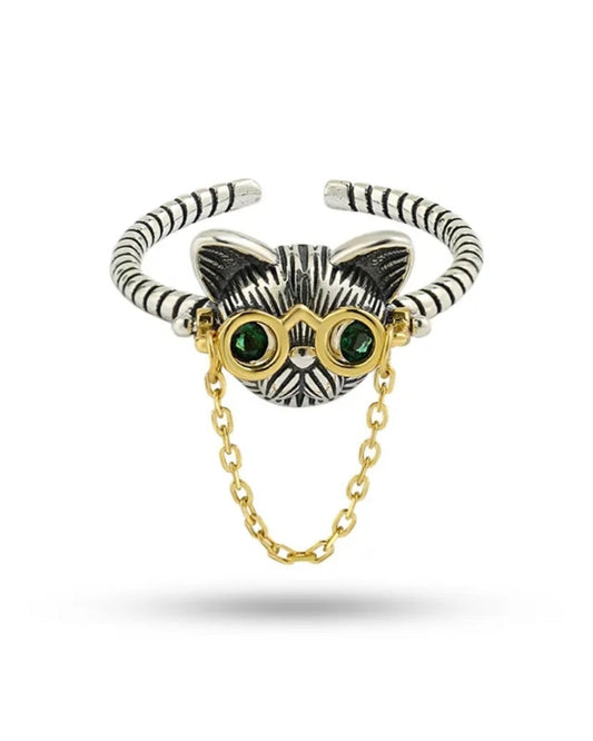 Anillos gatito lentes