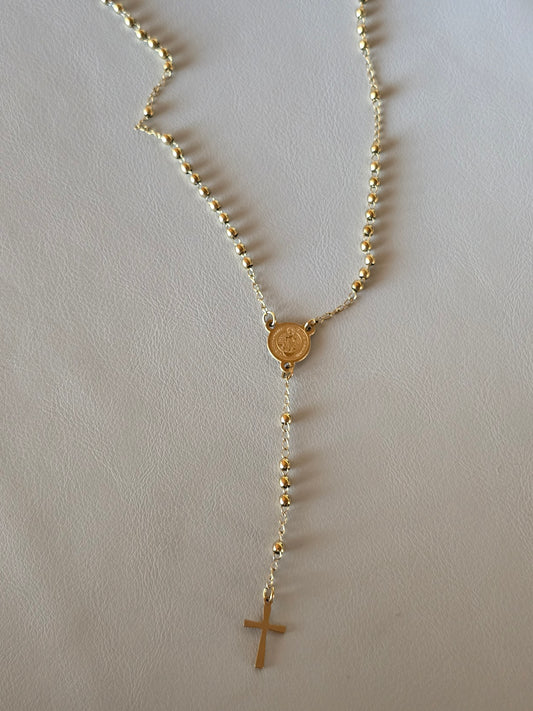 Collar Rosario Dorado