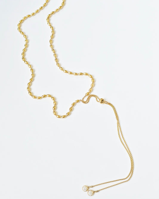 Collar 2 en 1 Dorado