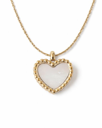 Collar HEART PEARL