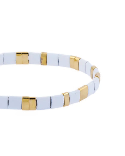 Pulsera de tila blanca