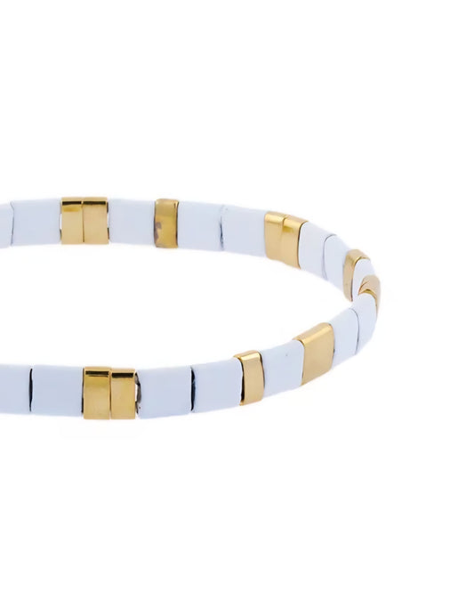 Pulsera de tila blanca