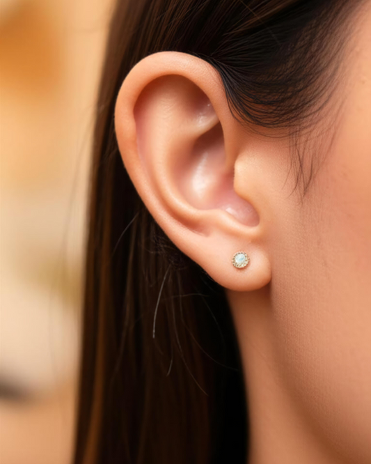 Aretes opalo