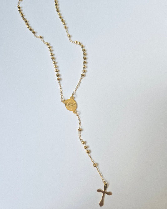 Collar Rosario Dorado